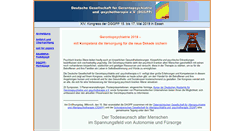Desktop Screenshot of kongress.dggpp.de